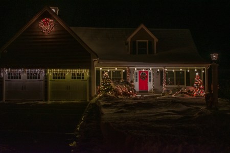 Manchester at Night in December